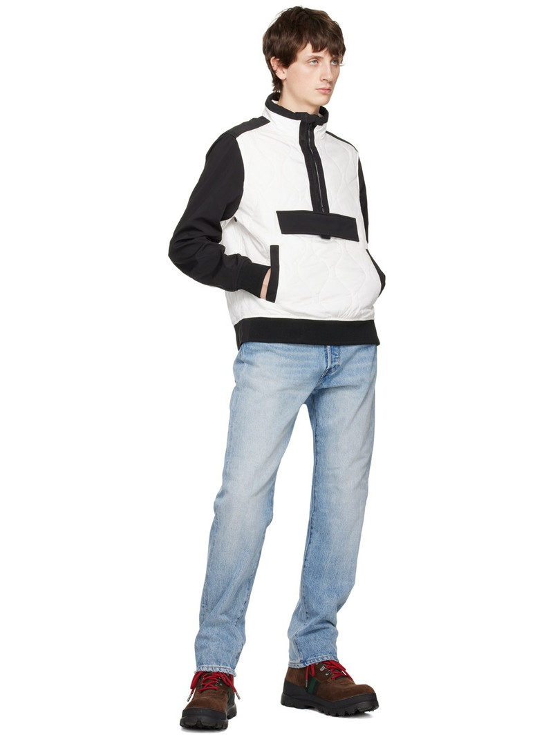 Belstaff White & Black Area Jacket outlook