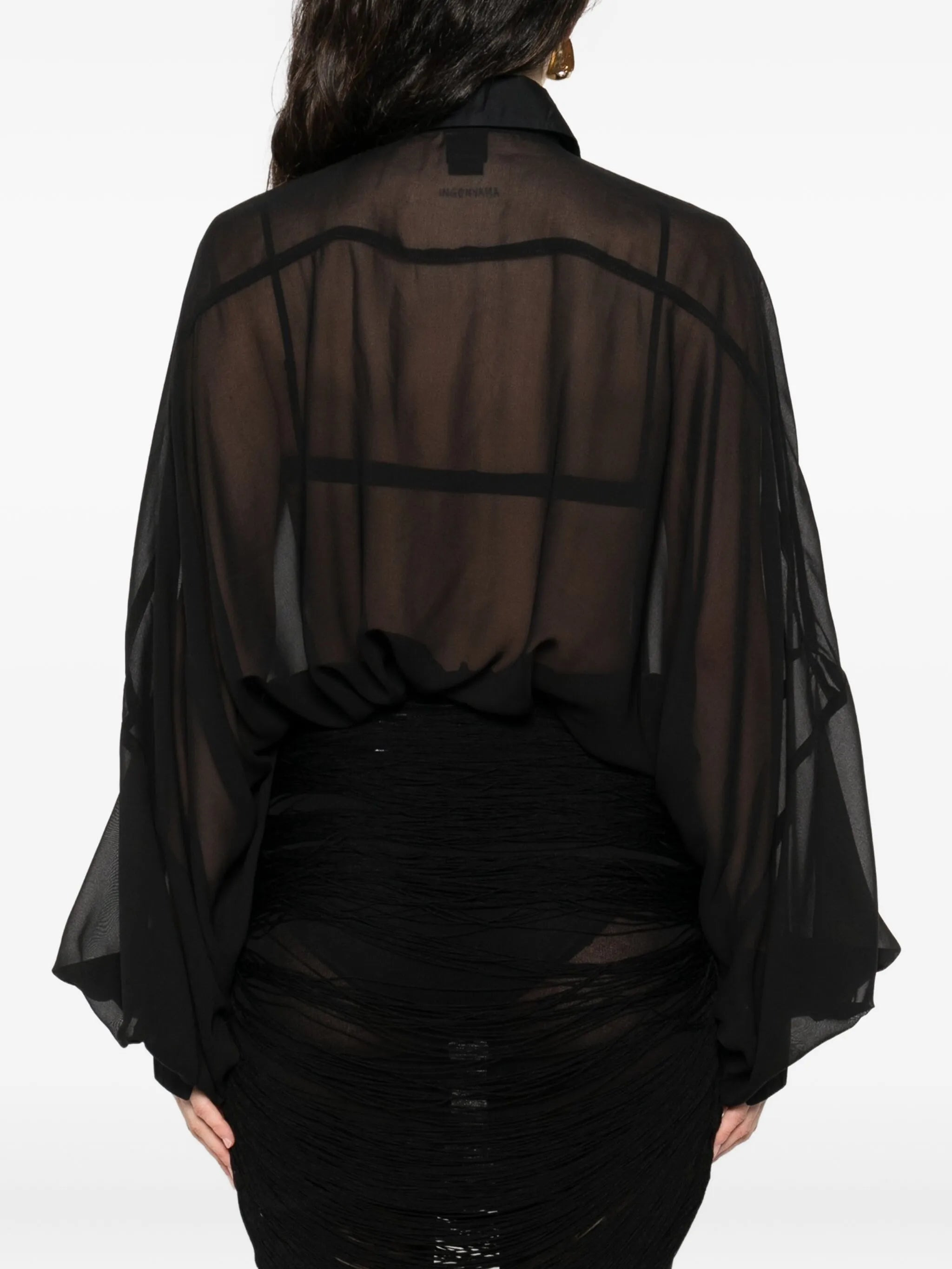 Pinko Button-down Long-sleeve Bodysuit - 3
