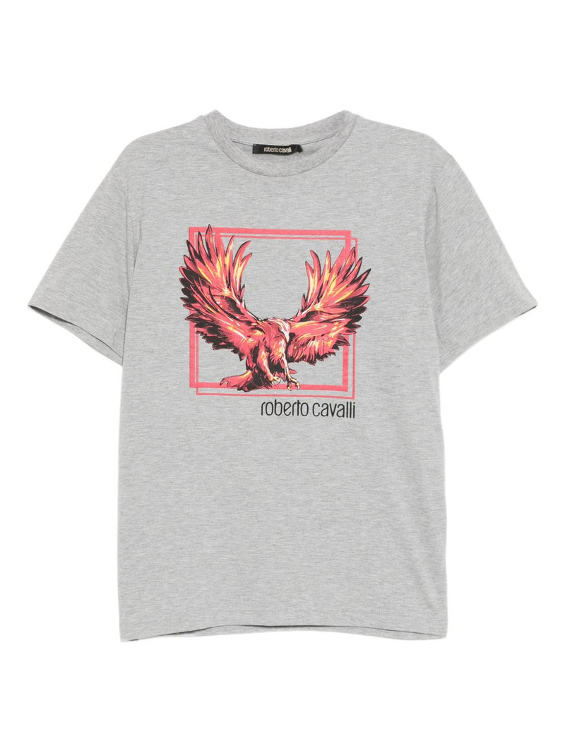 graphic-print round-neck T-shirt 1