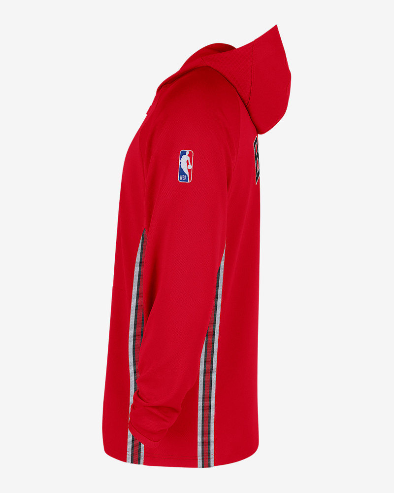 Chicago Bulls Zoned Men's Nike Dri-FIT NBA 1/4-Zip Hoodie 3