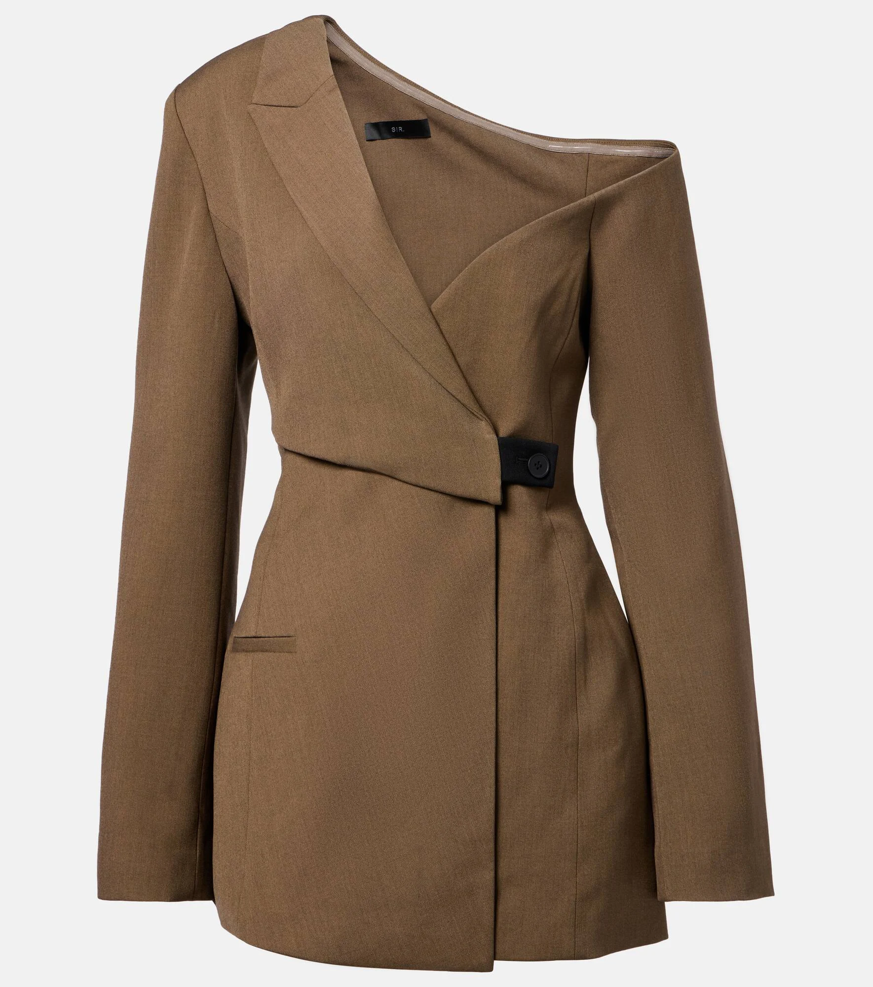 Sartoria asymmetric minidress - 1