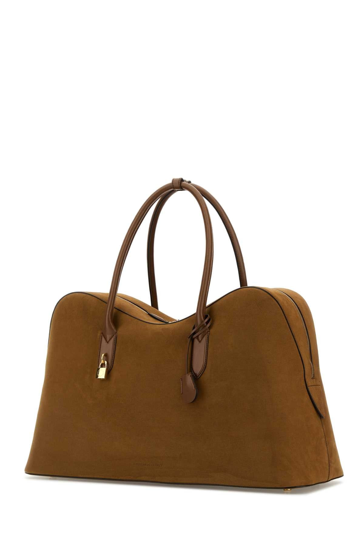 Stella Mccartney Women Caramel Suede Alter Mast Travel Bag - 2
