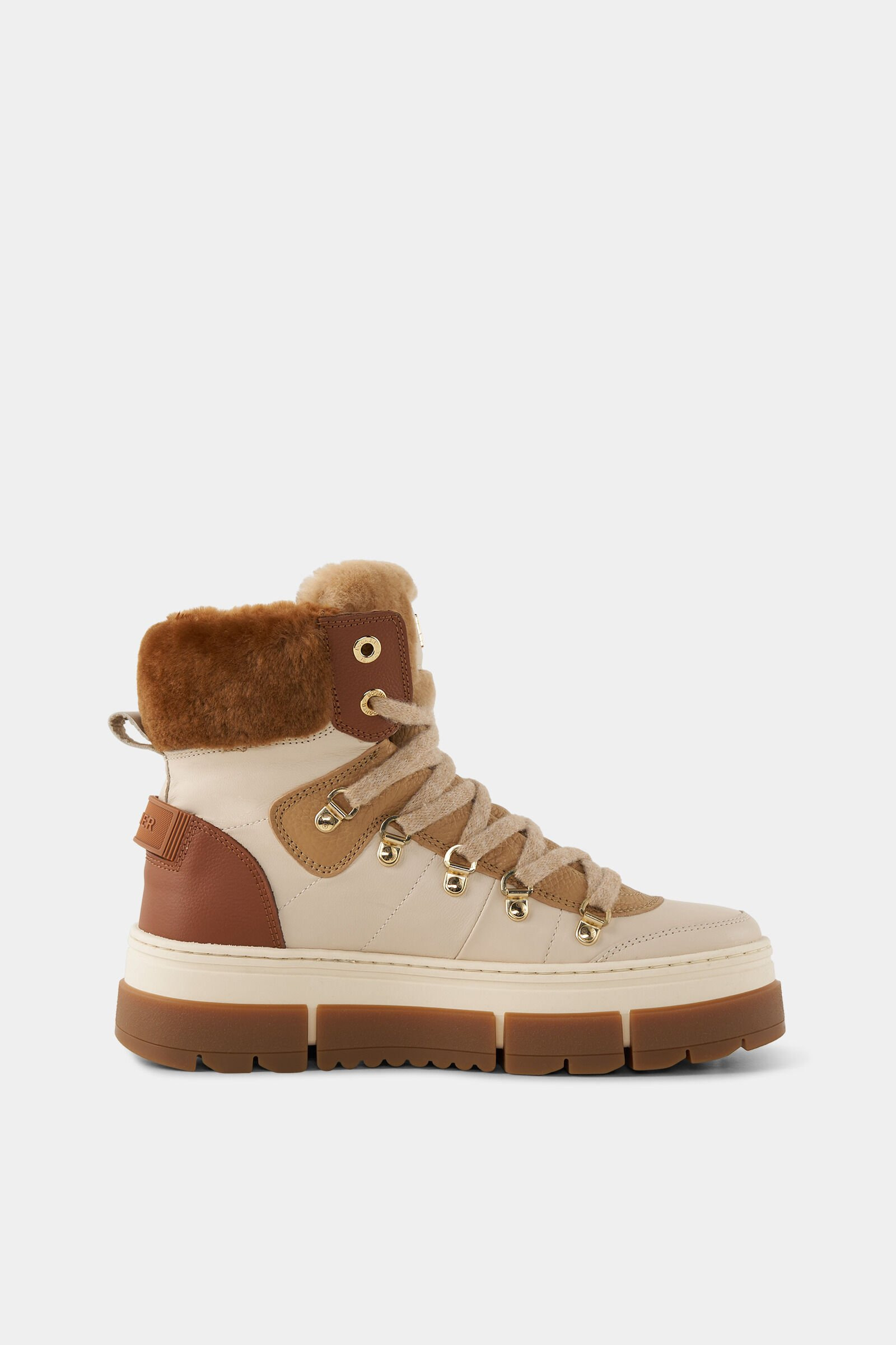 Mid boots Vaduz with spikes in Beige/Cognac - 2