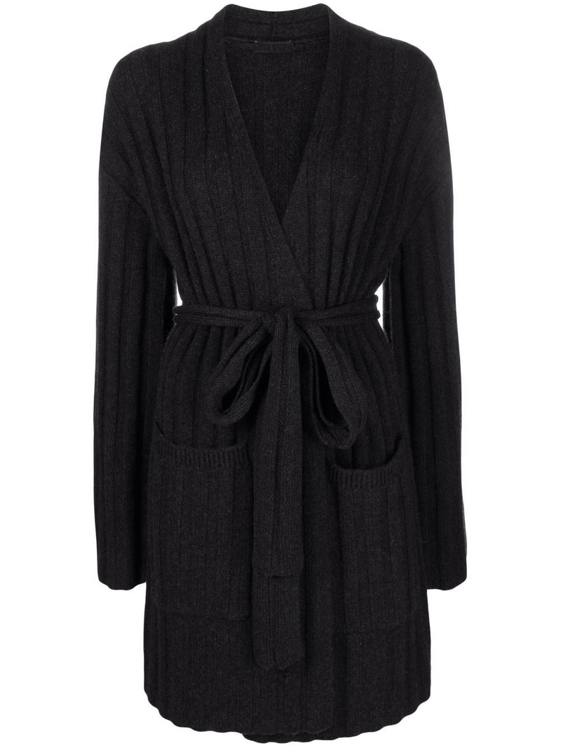 tie-waist cashmere cardigan 1