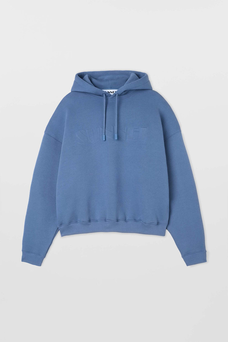 DOUBLE HOODIE / blue horizon 1