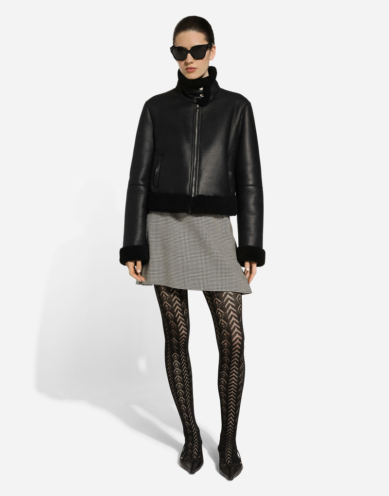 Dolce & Gabbana Merino shearling jacket outlook