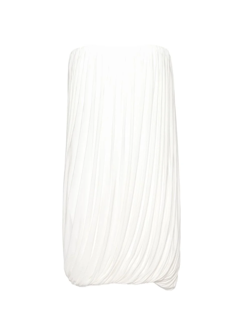 strapless draped mini dress - 1