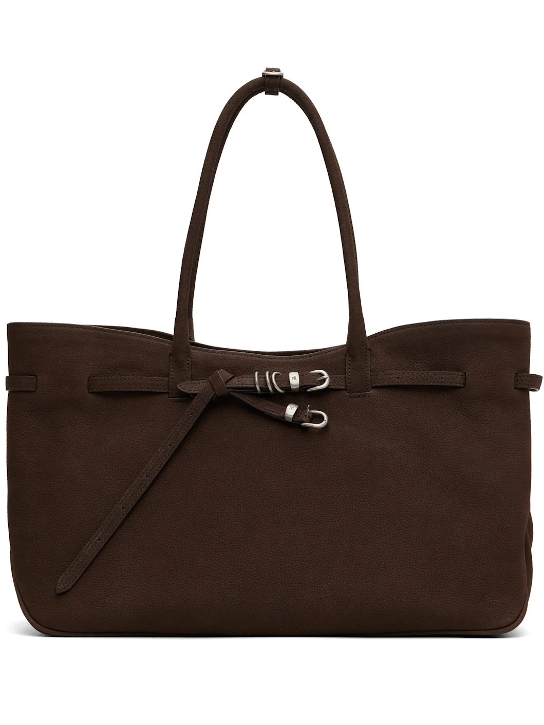 Brown Leather 'Grandma' Used Large Bag - 1