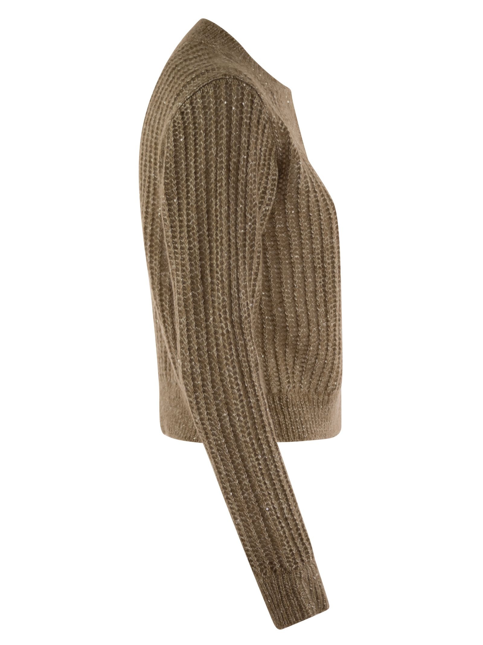 Peserico - Peserico Women Tricot Cardigan With Micro-Sequins - 3