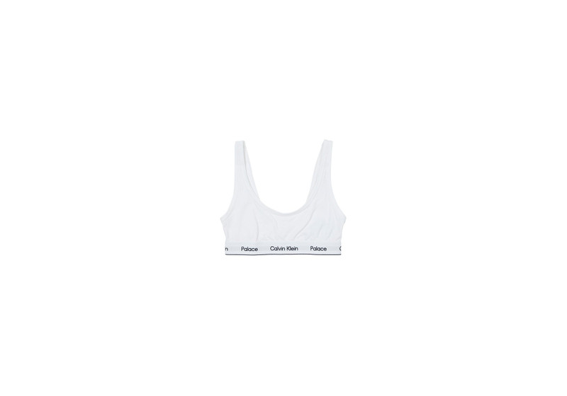 CK1 PALACE UNLINED BRALETTE CLASSIC WHITE 1