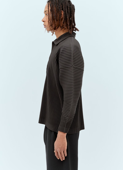 ISSEY MIYAKE Monthly Colors: January Pleated Polo Shirt outlook