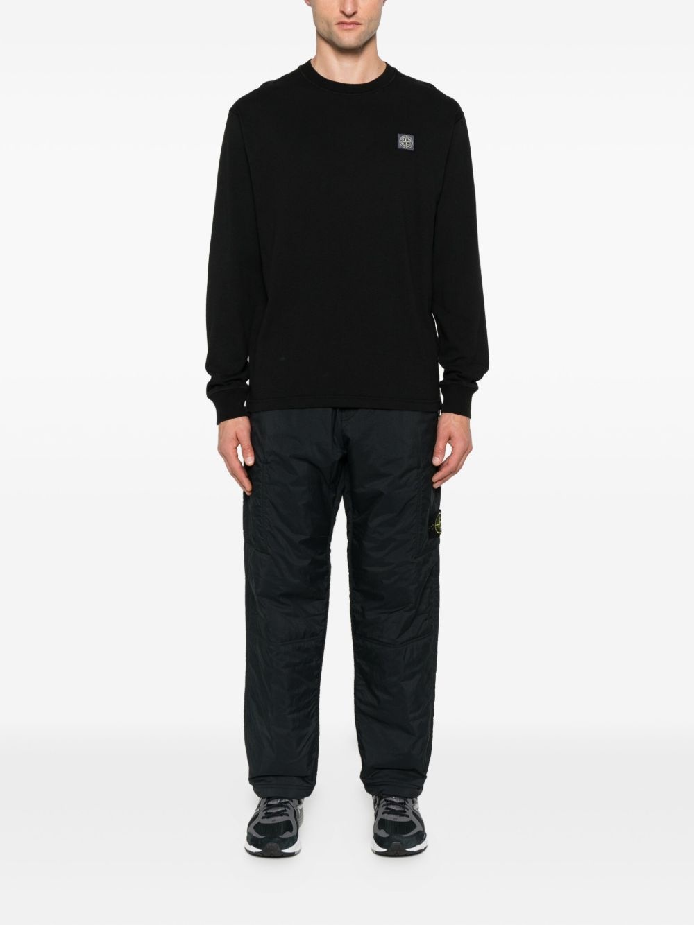 Compass-patch long-sleeve T-shirt - 2