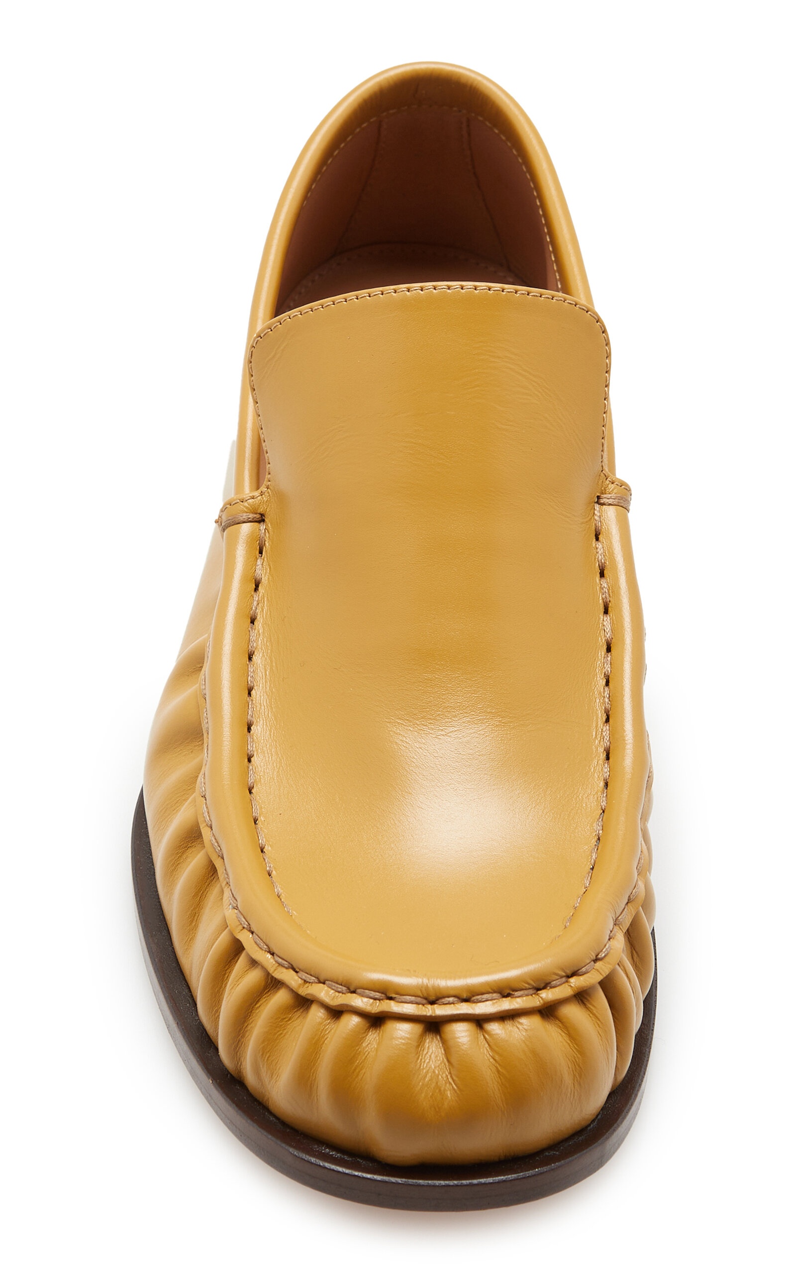 【関税込み】Dries Van Noten イエロー レザー ローファー Dries Van Noten Leather Loafers yellow | REVERSIBLE