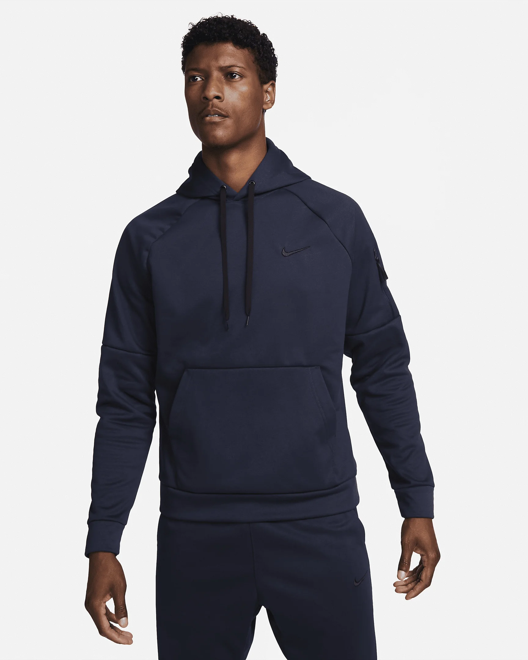 Nike Therma Men's Therma-FIT Hooded Fitness Pullover - 1
