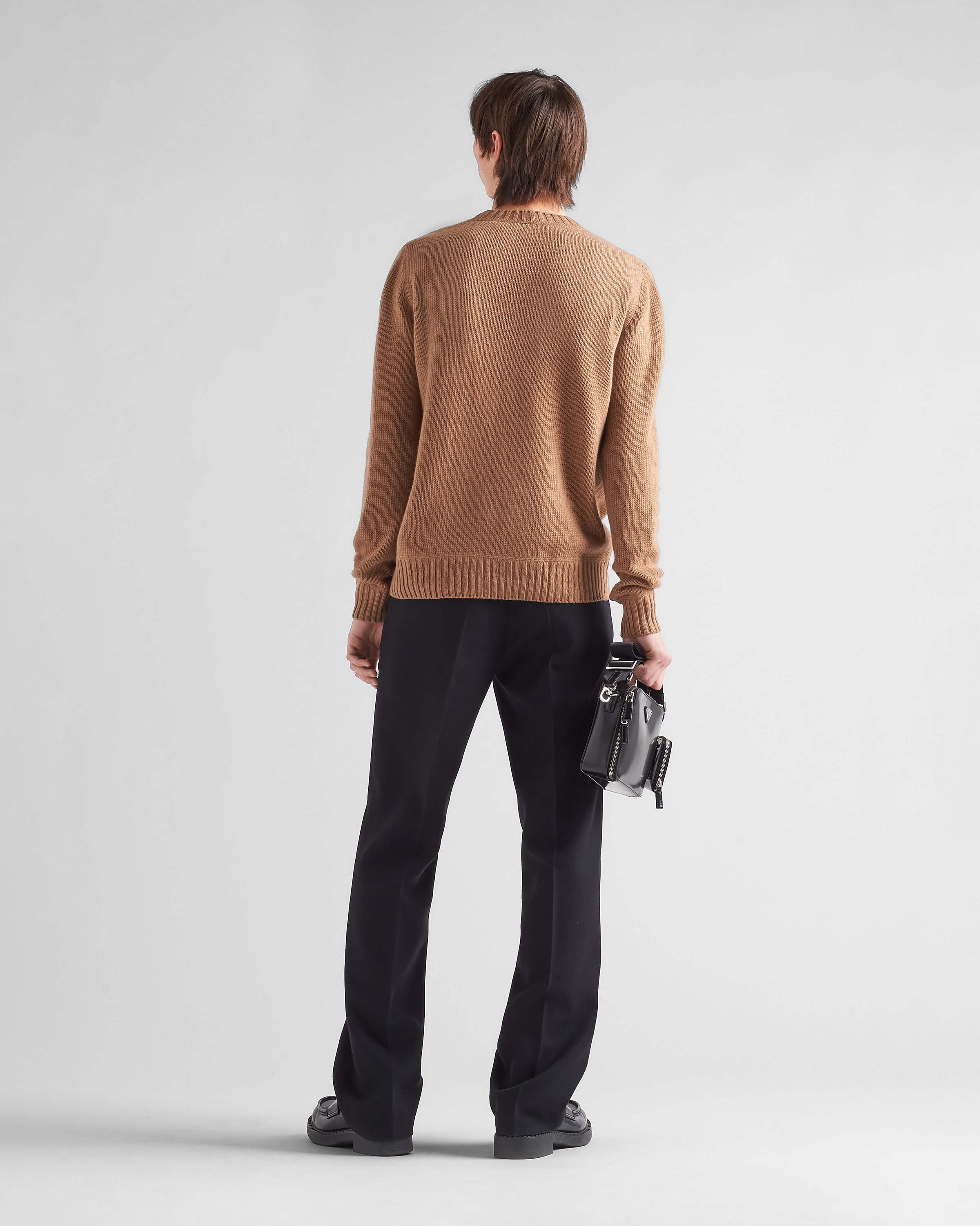 Wool and cashmere crew-neck sweater - 5
