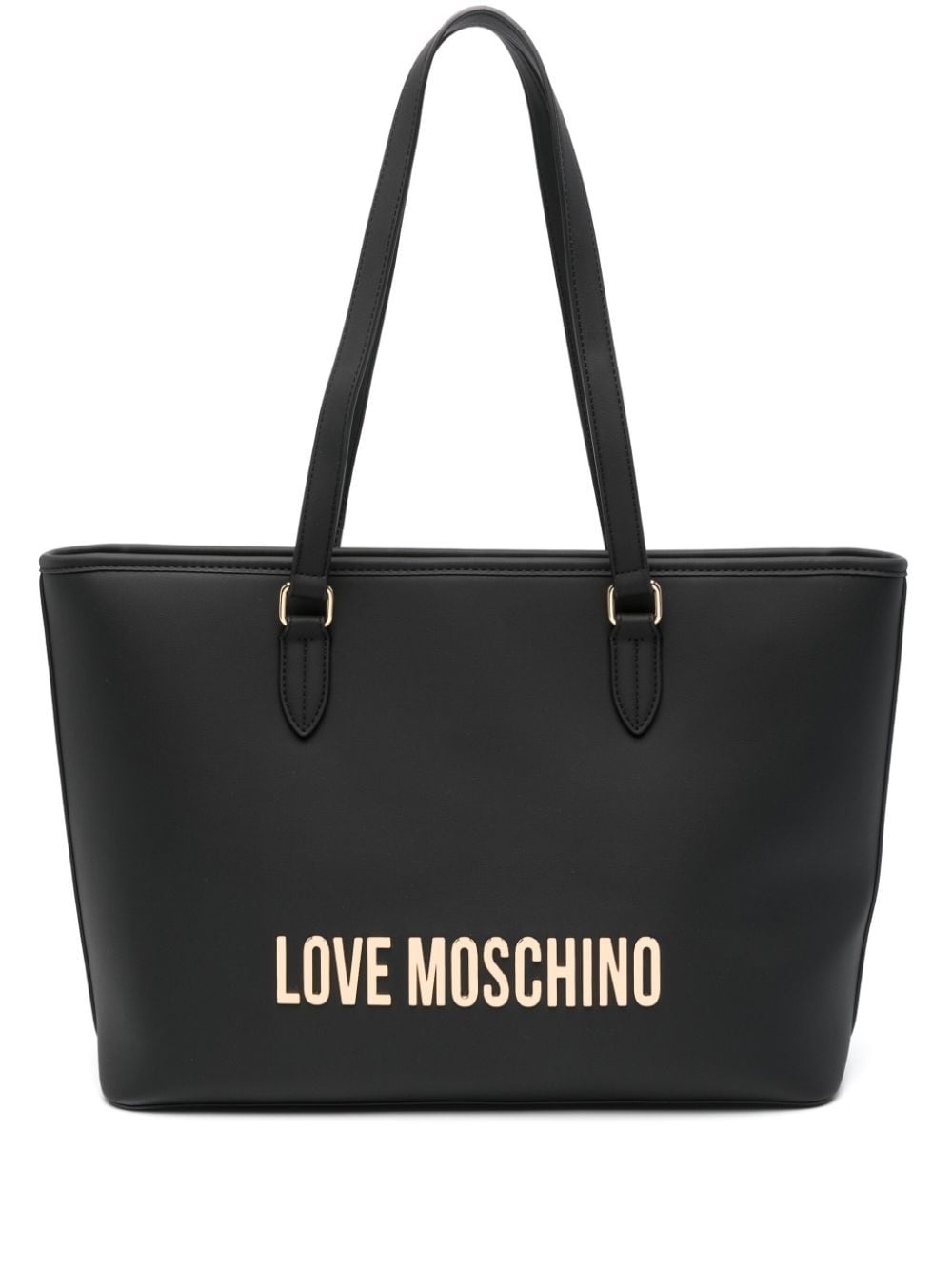 logo lettering shoulder bag - 1