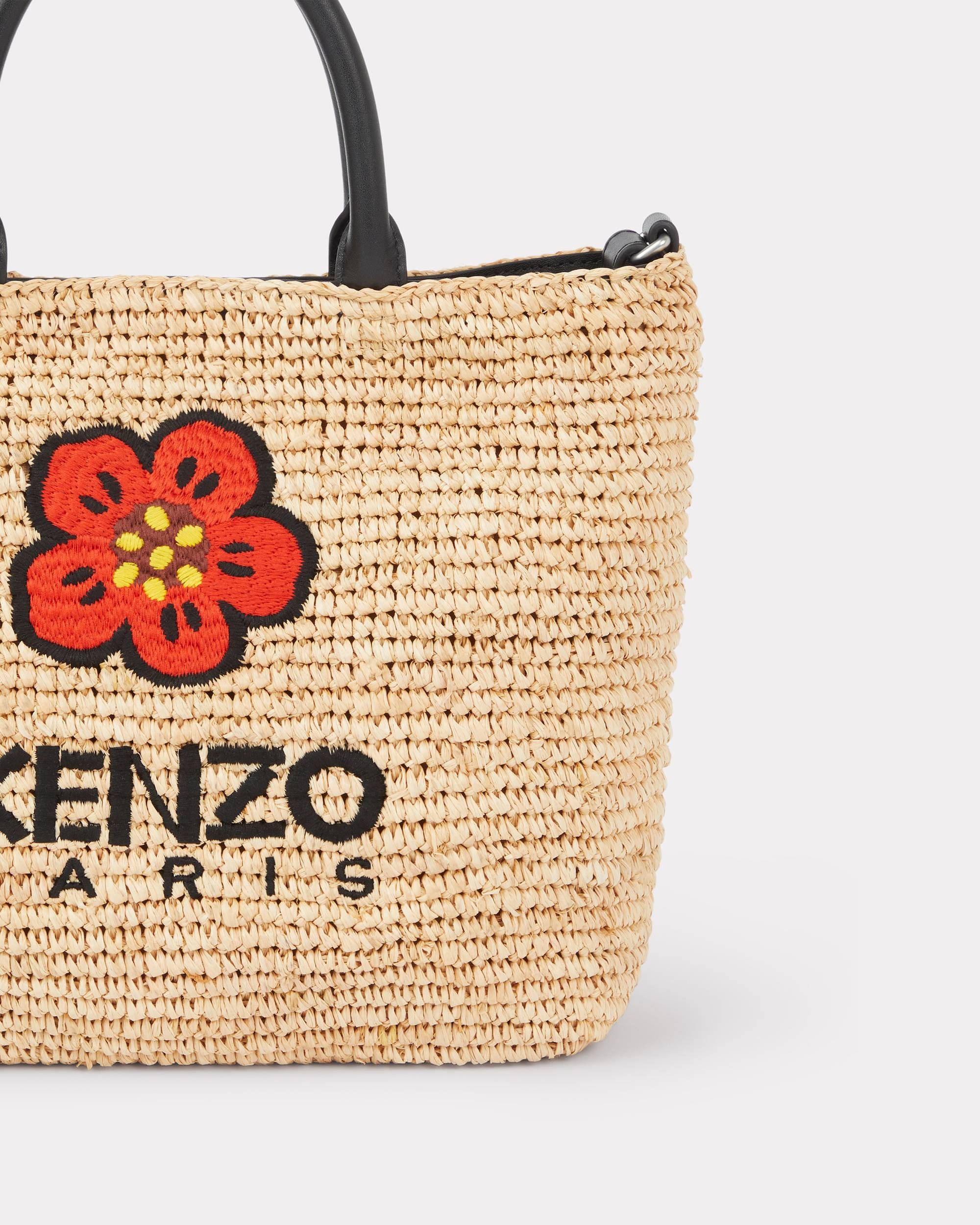 'KENZO Beach' small raffia tote bag - 3