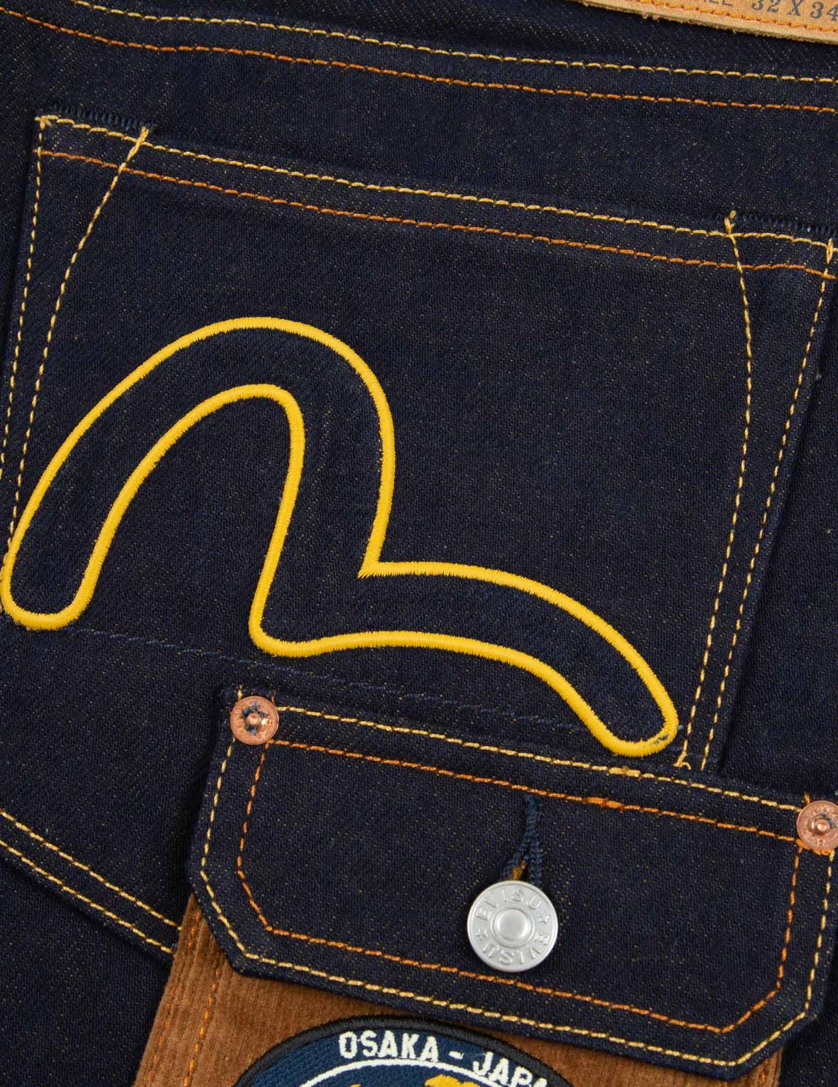 FABRIC-BLOCKING CARROT-FIT JEANS WITH WORKER POCKETS #2017 - 8