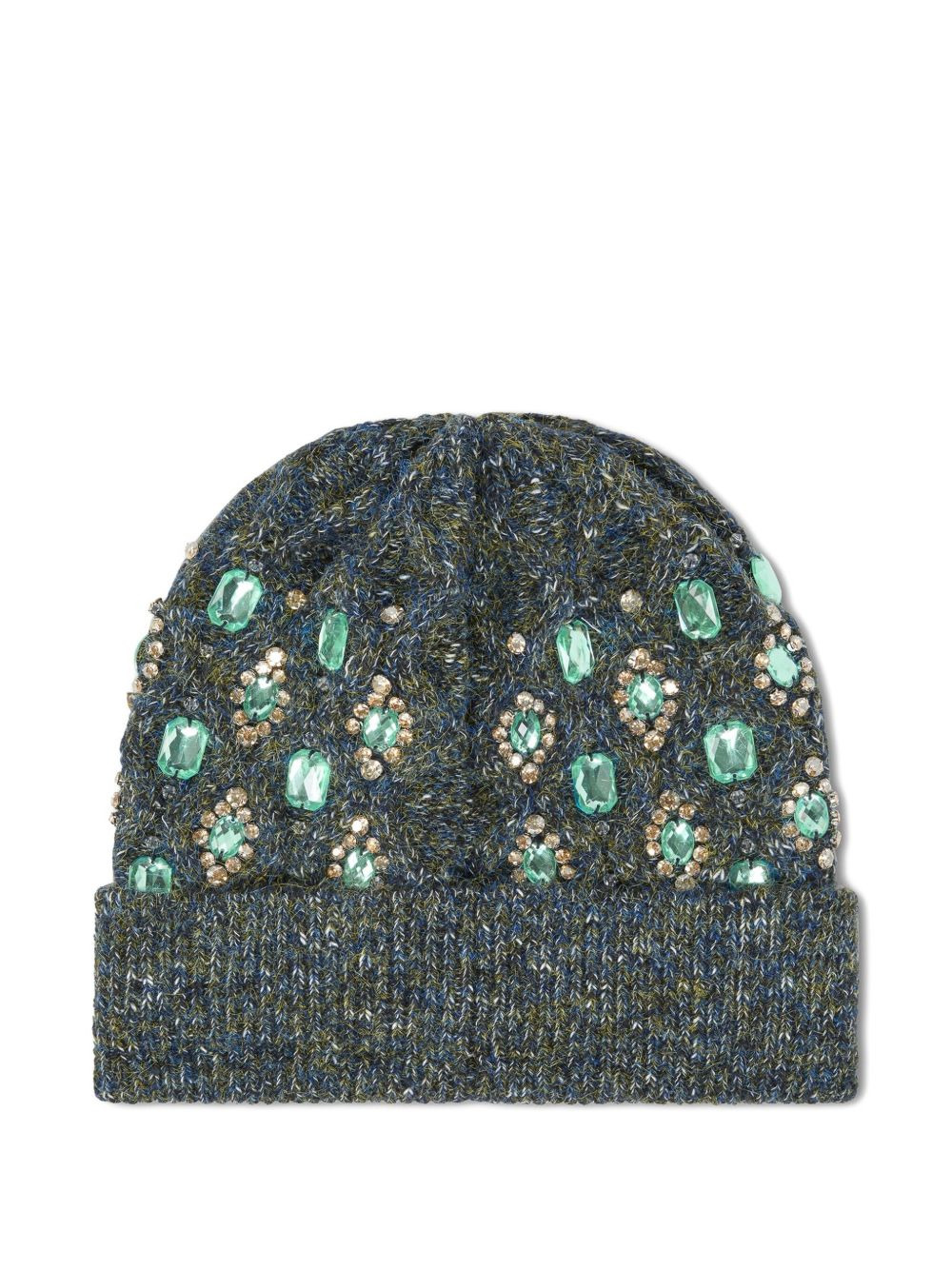jewel-embellished beanie - 2