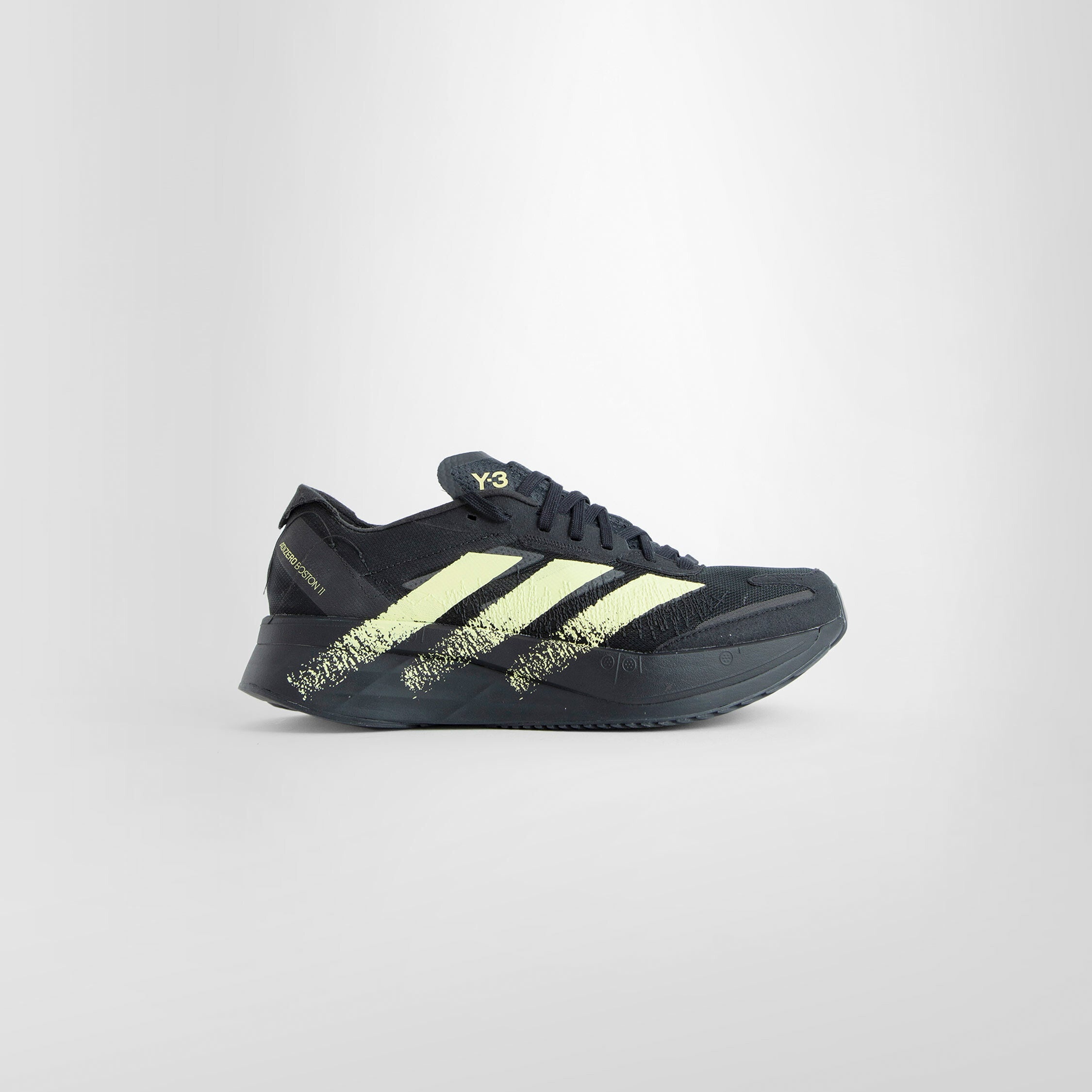 Y-3 UNISEX BLACK SNEAKERS - 8