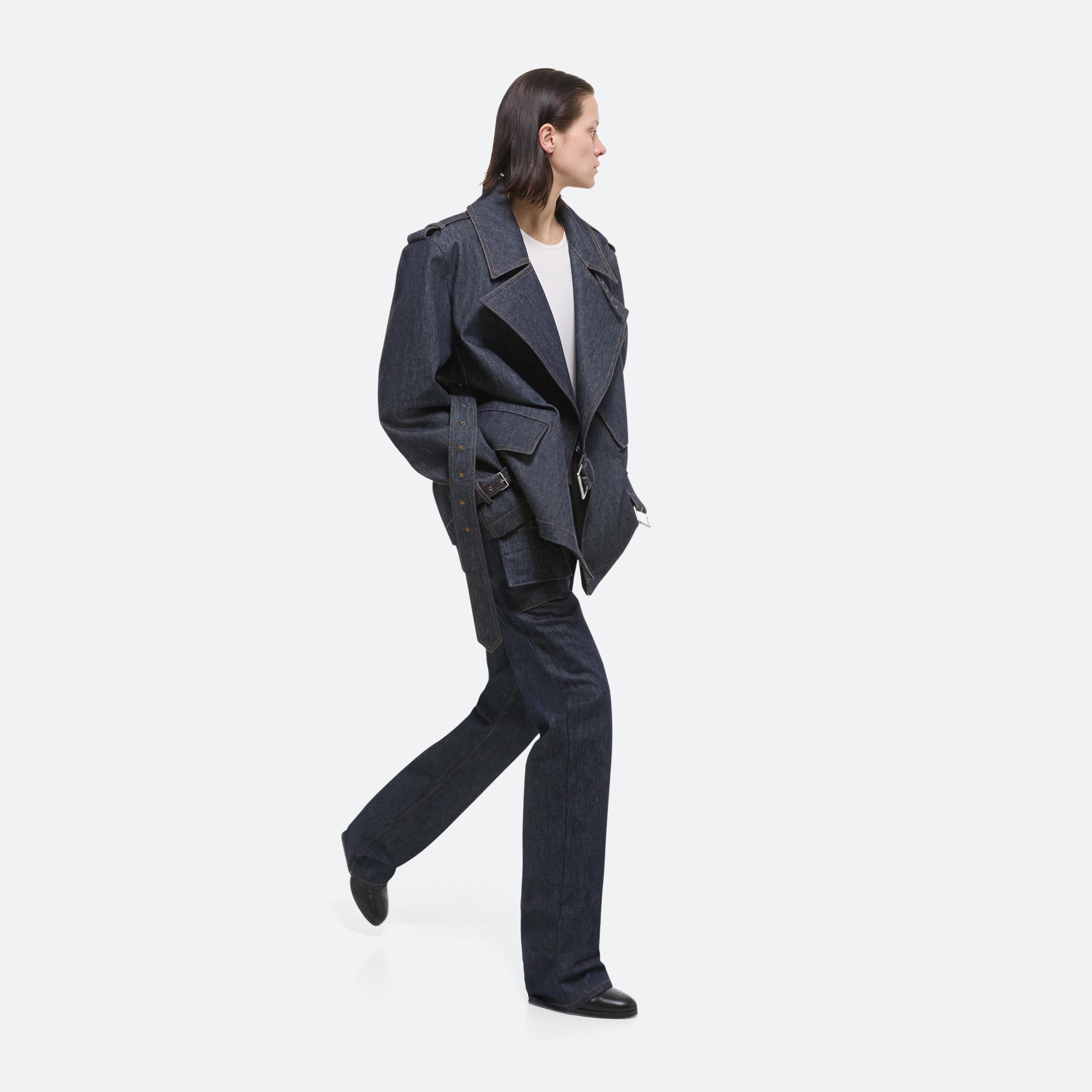 RIDER DENIM TRENCH JACKET - 7