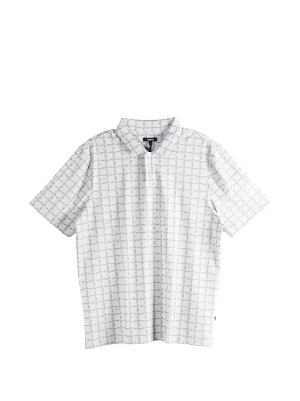 Evergreen Performance Pique geometric-print polo shirt - 1