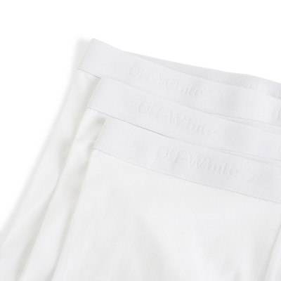Off-White 3 Pack Bookish Lowrise Boxer in White outlook