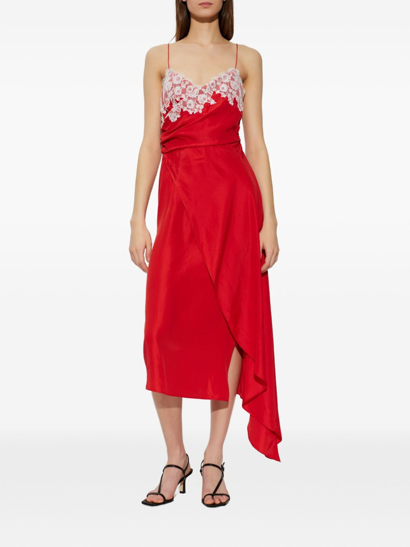 lace asymmetric midi dress 3