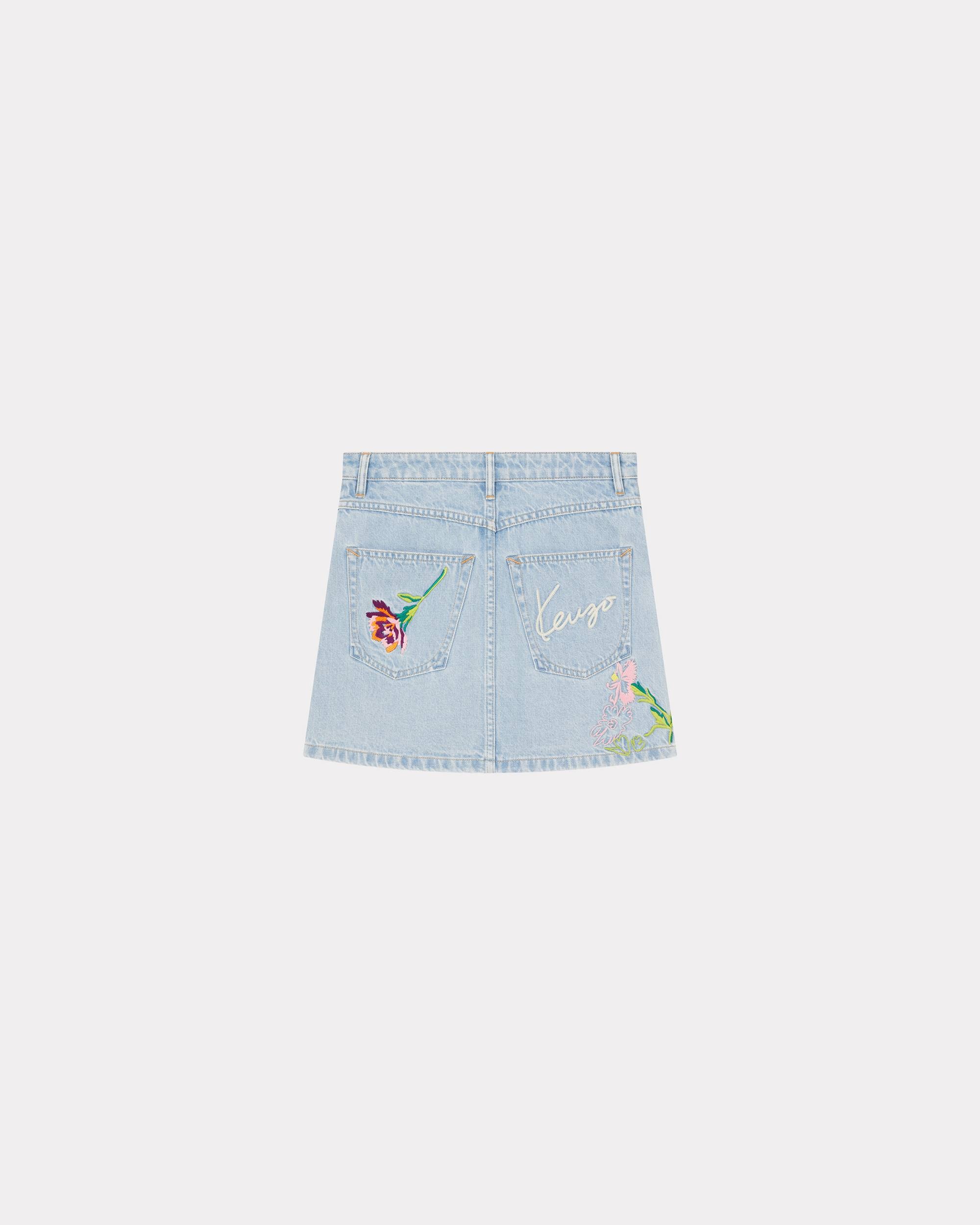 Embroidered mini skirt - 2