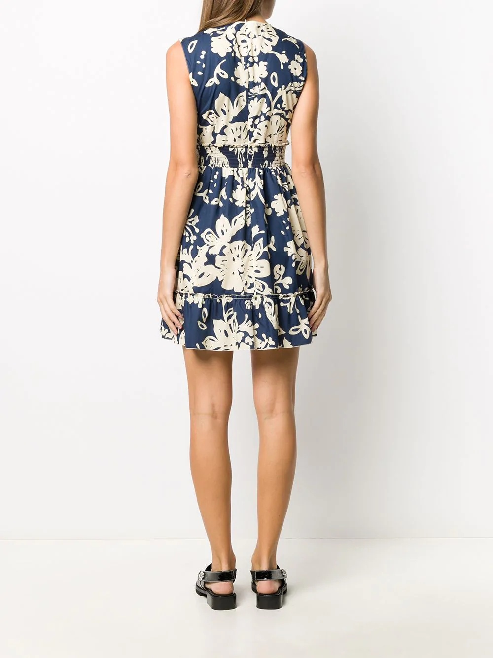 floral-print cotton dress - 4