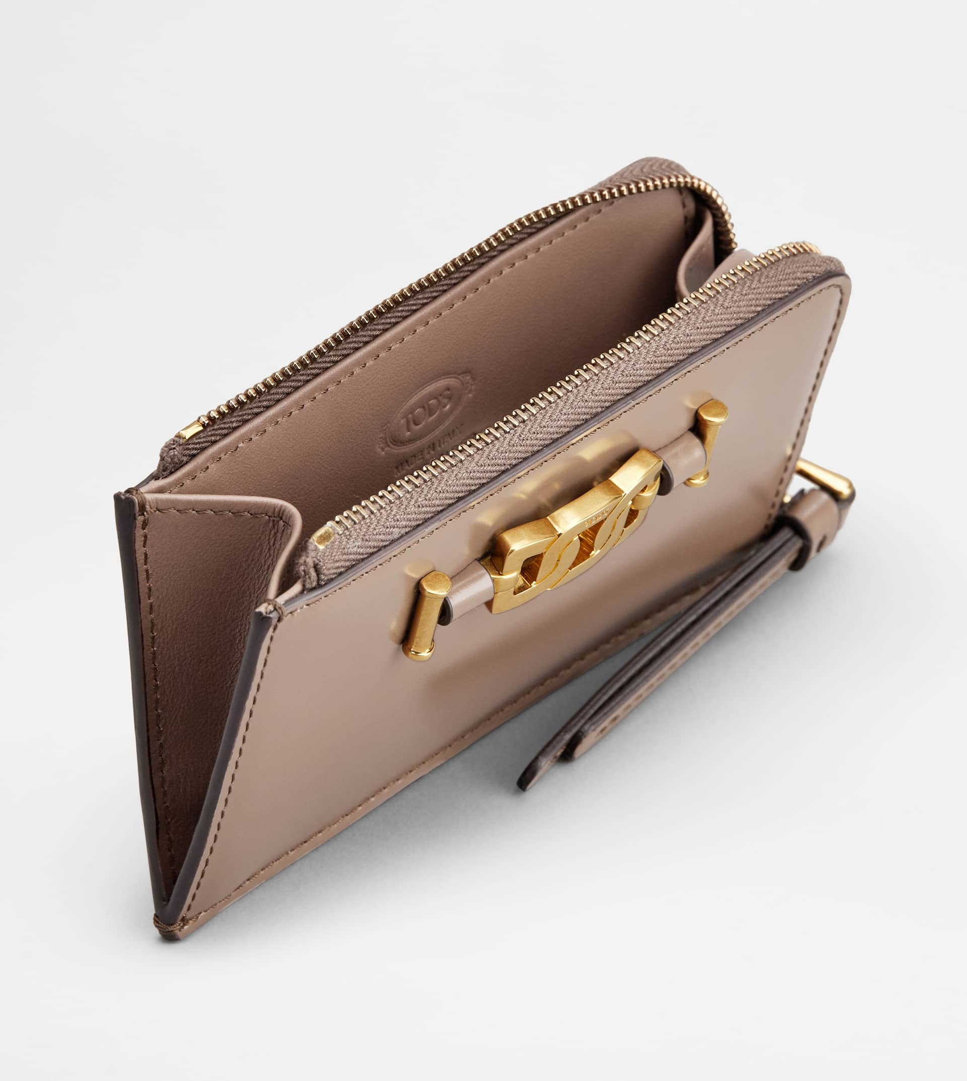 KATE KEY POUCH IN LEATHER - PINK - 2