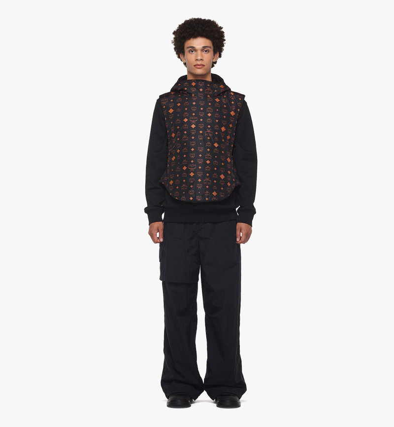 MCM Monogram Print Puffer Vest in Regenerated Nylon outlook