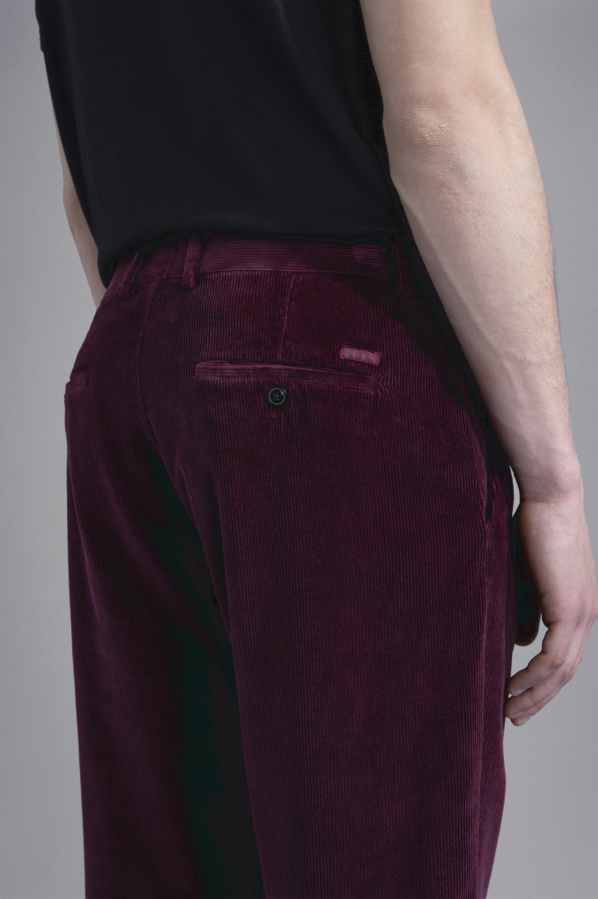SOFT TOUCH CORDUROY CHINO TROUSERS - 4