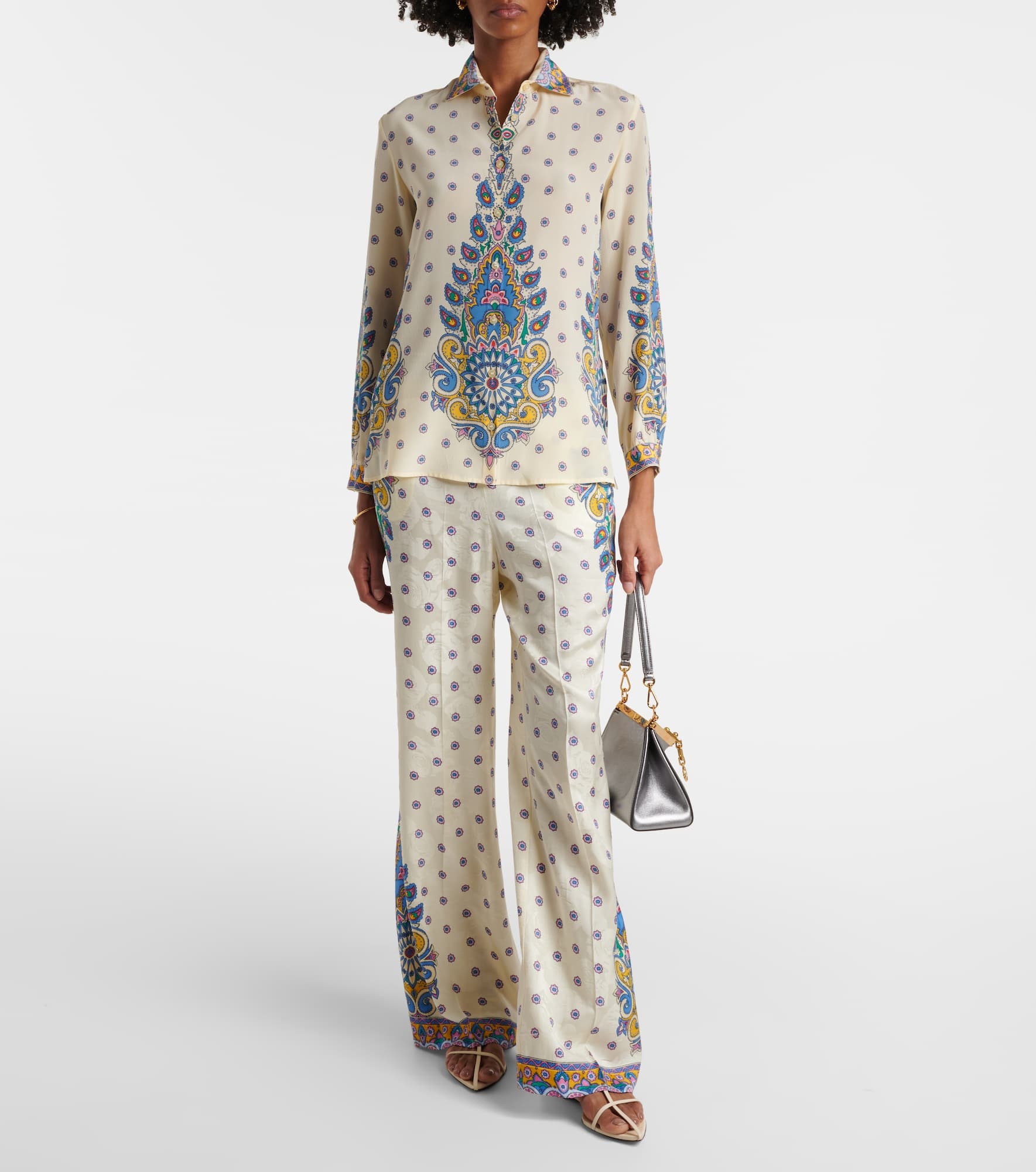 Printed silk shirt - 2