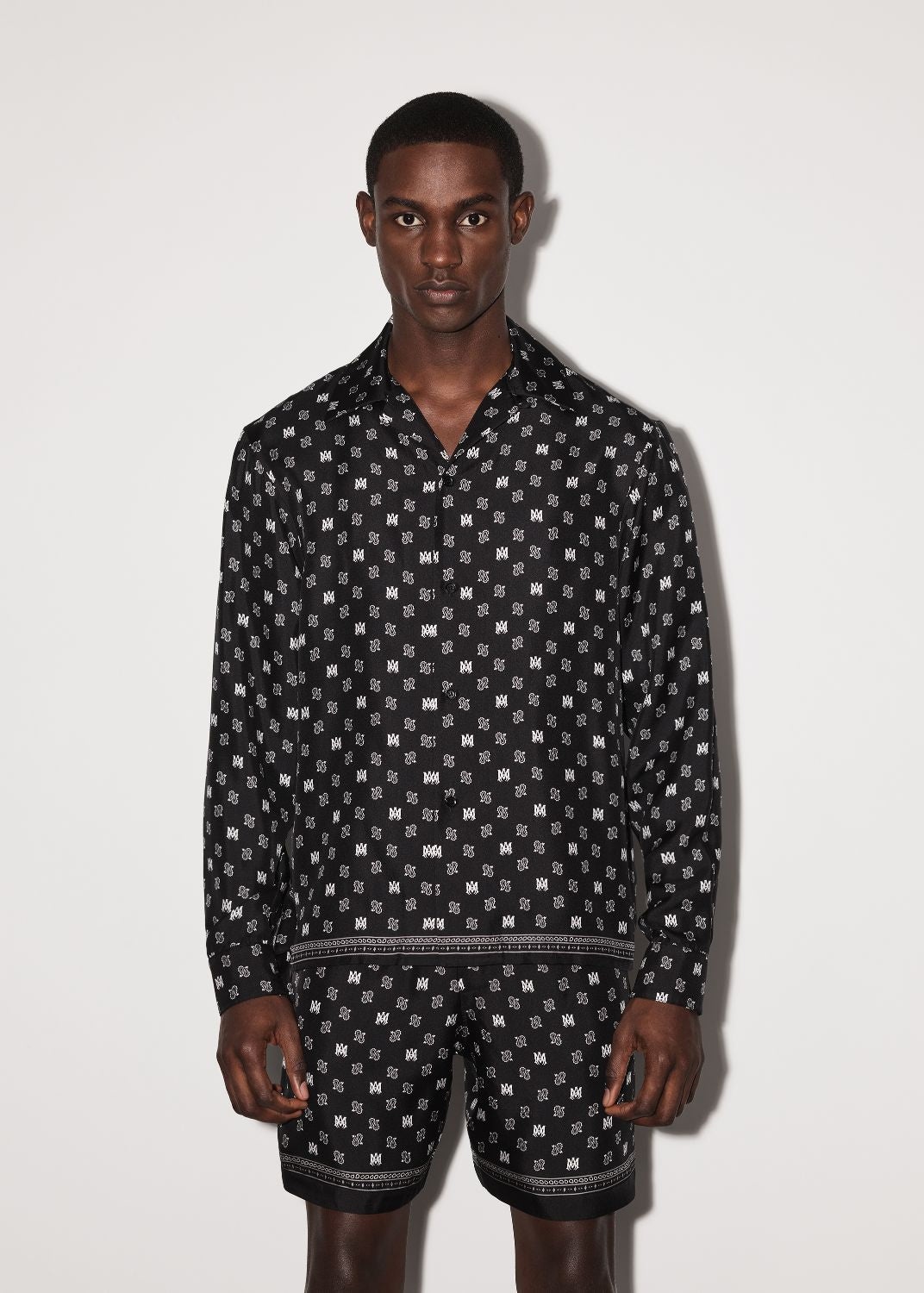 MA REPEAT LOGO LS CAMP SHIRT - 2