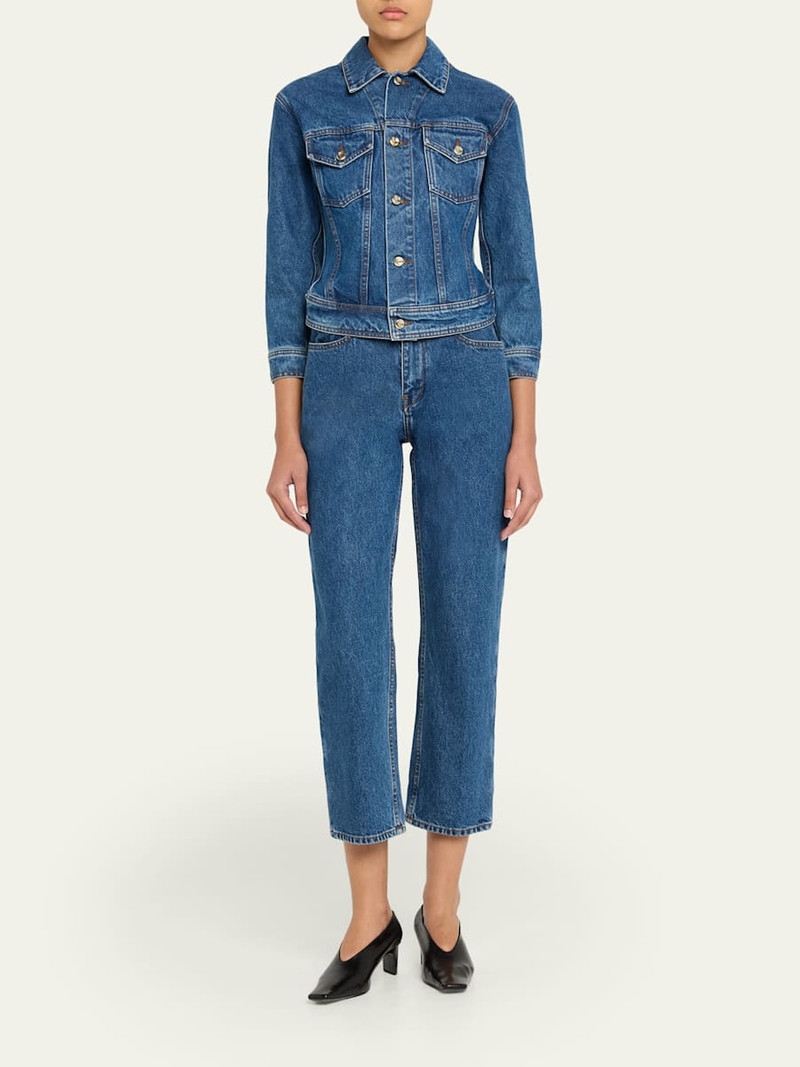 OSSOU Drift High-Rise Ankle Jeans outlook
