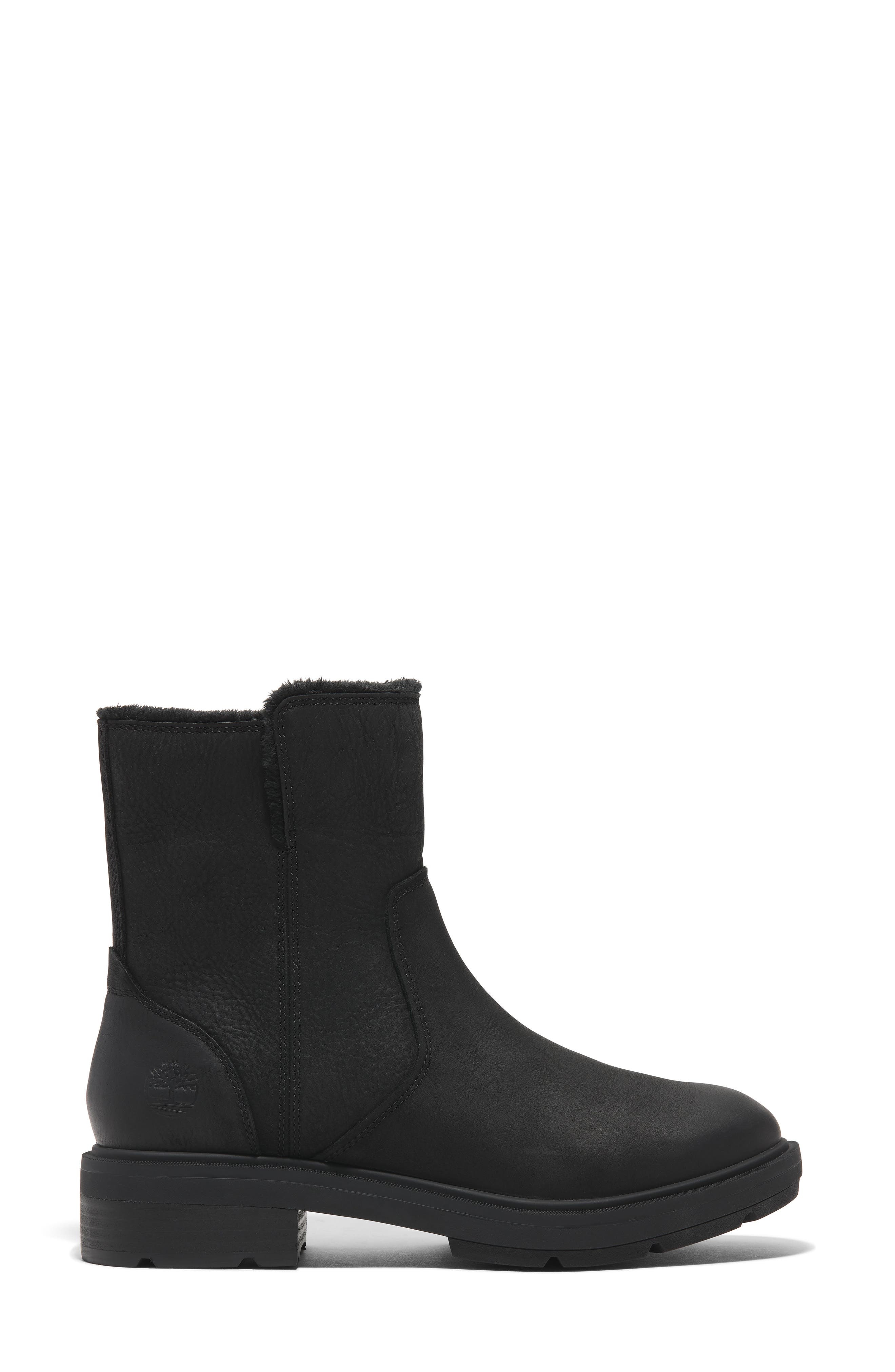 Timberland Brimfield Mid Warm Lined Boot in Black Full Grain at Nordstrom - 2