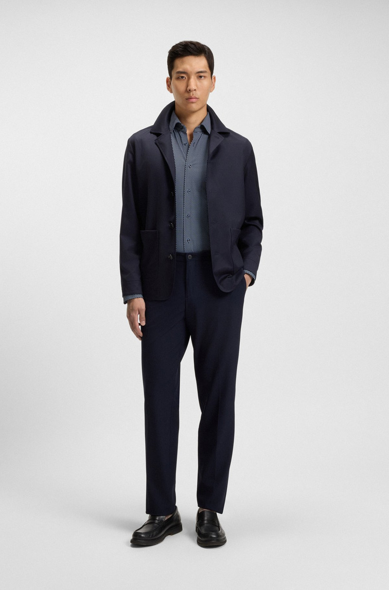 BOSS SLIM-FIT SHIRT IN ITALIAN-MADE PERFORMANCE-STRETCH FABRIC outlook