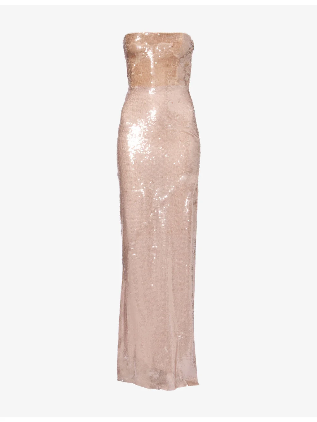 Moonlight Strapless Sequin-Embellished Gown - 1