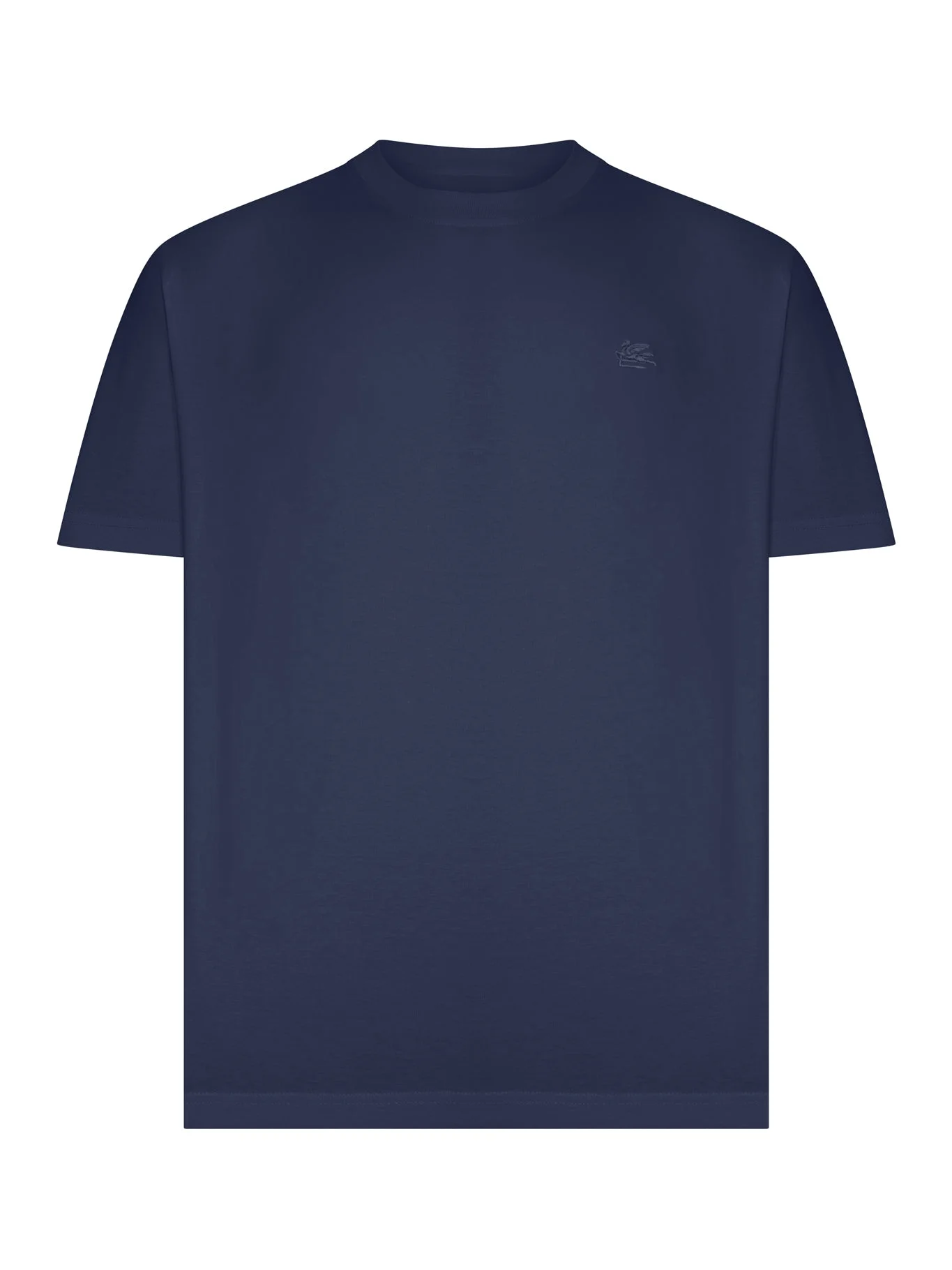 ROME COTTON T-SHIRT WITH EMBROIDERED LOGO - 1