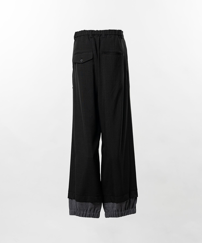 Mix Layered Houndstooth Pants 13