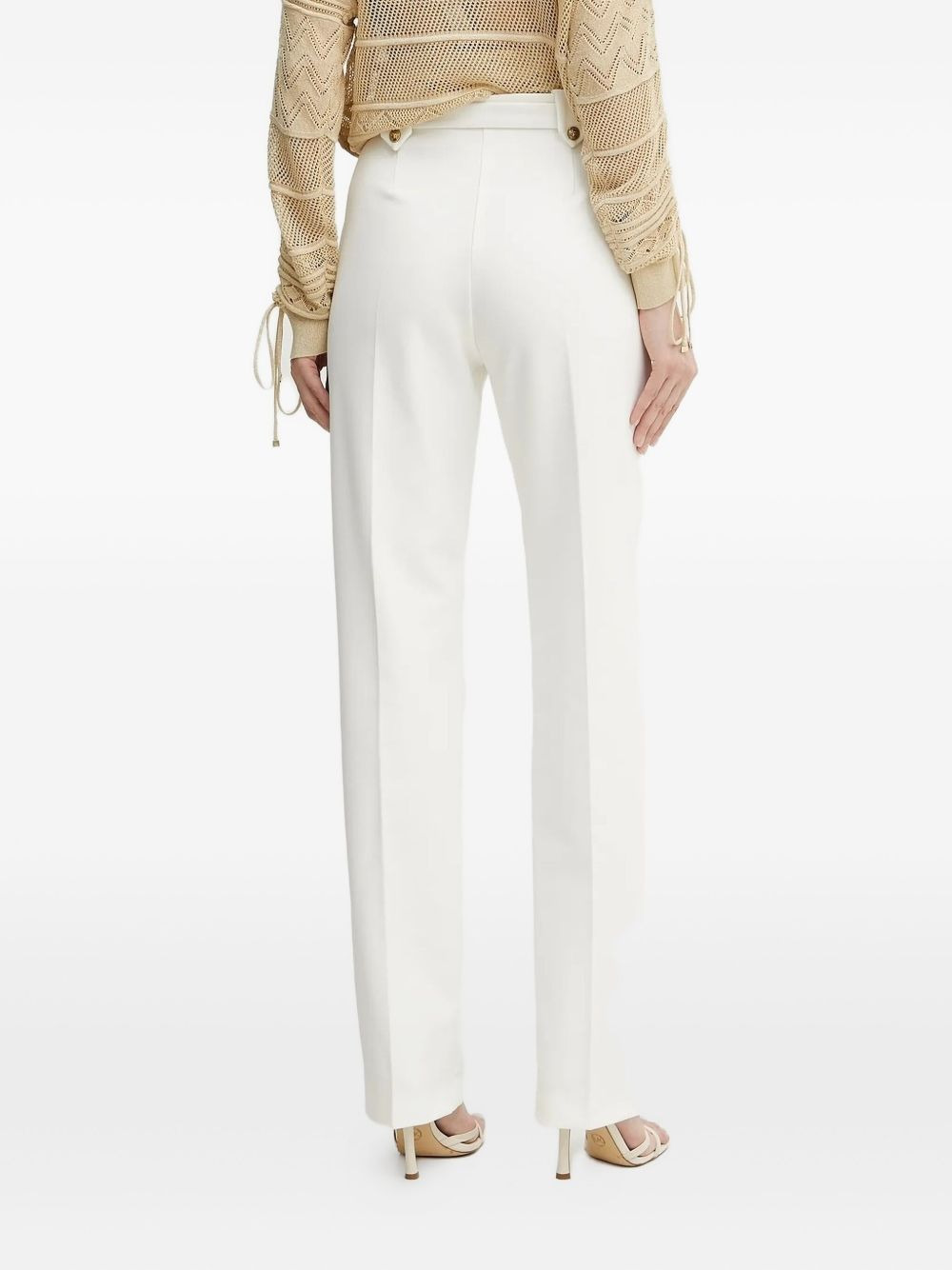 belted pleated trousers - 2