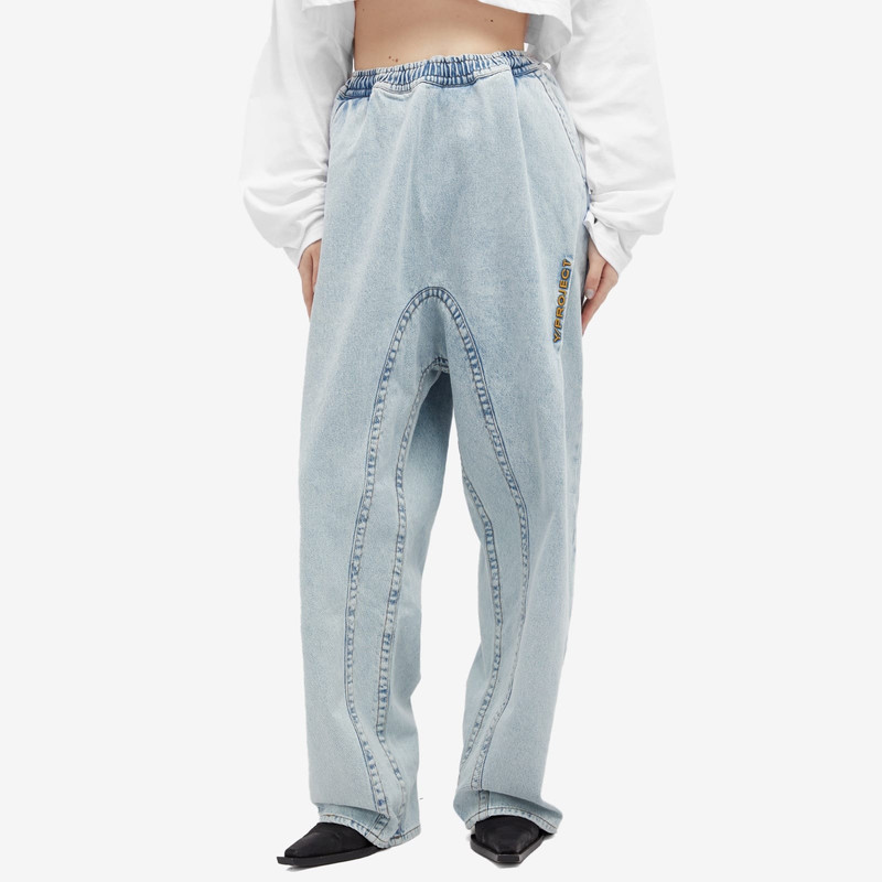 Y/Project Y/Project Pinched Logo Souffle Jeans outlook