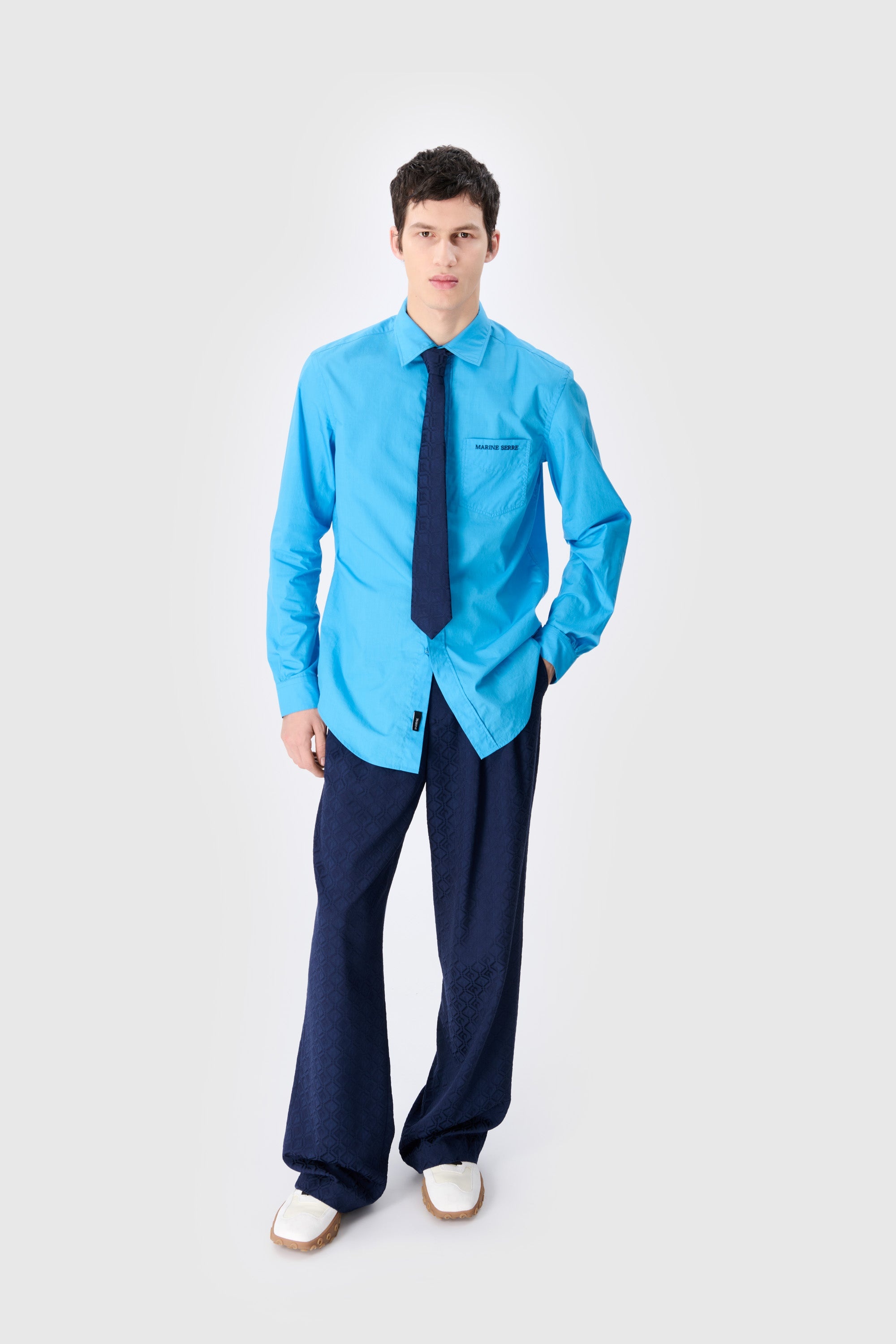 Regenerated Cotton Poplin Button Up Shirt - 2