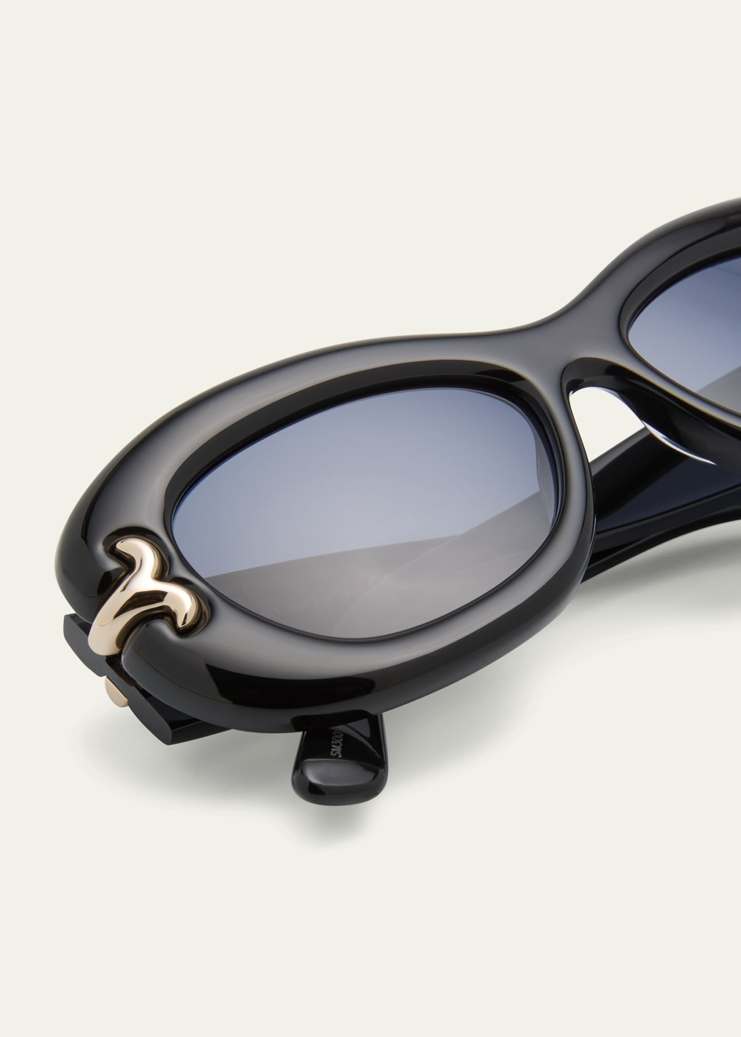 Filigree Acetate Round Sunglasses - 4