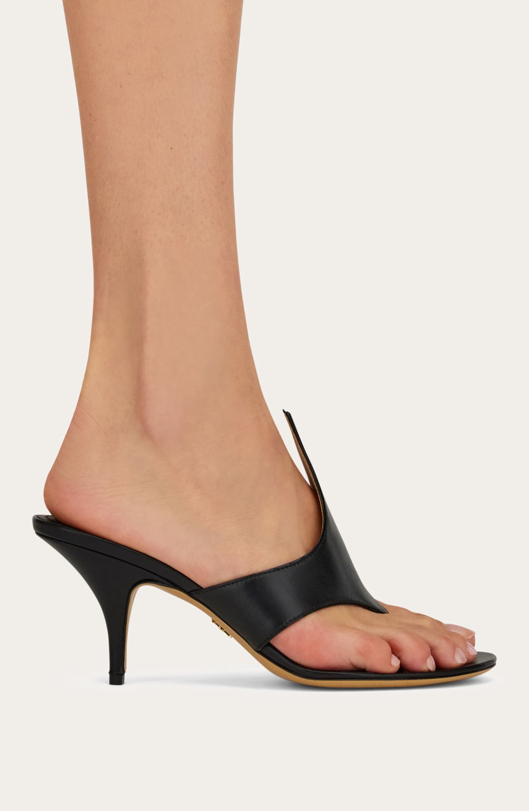FERRAGAMO Fiamma Sandal in Nero/Biscotto at Nordstrom - 2