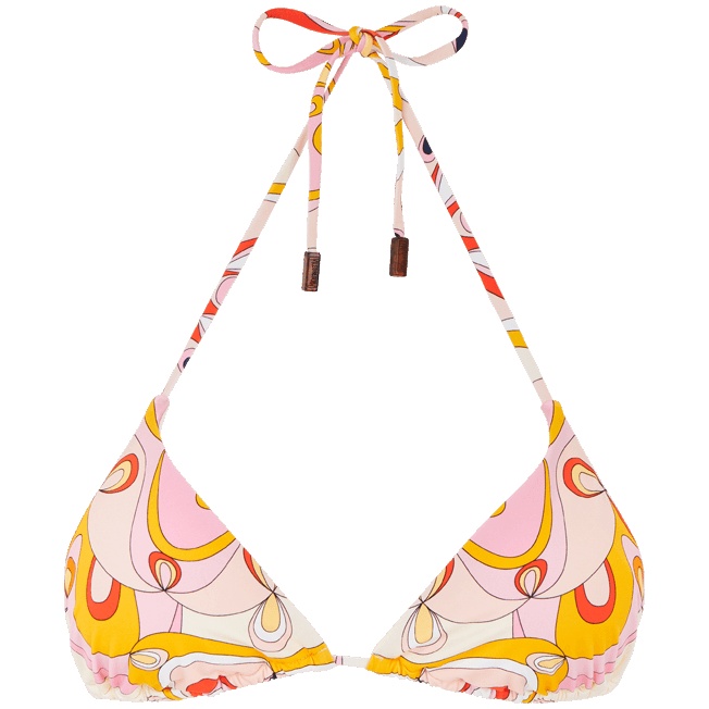 Women Triangle Bikini Top Kaleidoscope - 1