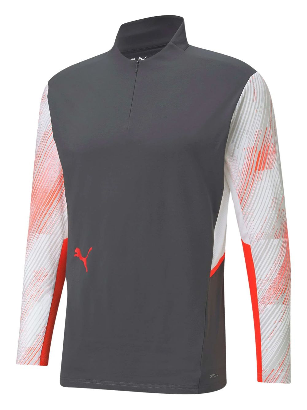 zip-fastening long-sleeve T-shirt - 1