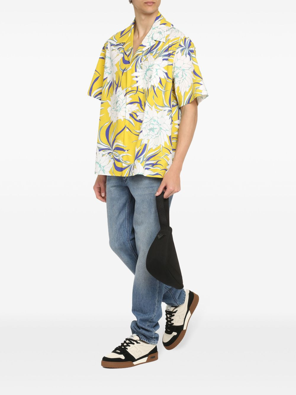graphic-print short-sleeve shirt - 2