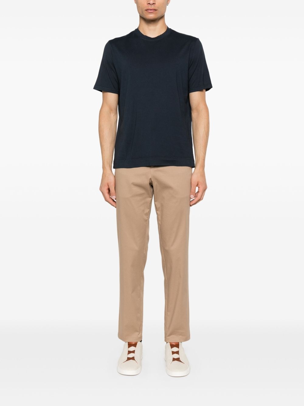 slim-fit tailored trousers - 2
